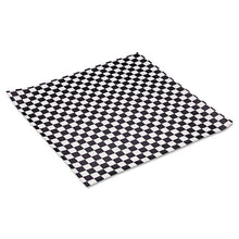 Load image into Gallery viewer, Bagcraft wholesale. Grease-resistant Paper Wraps And Liners, 12 X 12, Black Check, 1000-box, 5 Boxes-carton. HSD Wholesale: Janitorial Supplies, Breakroom Supplies, Office Supplies.