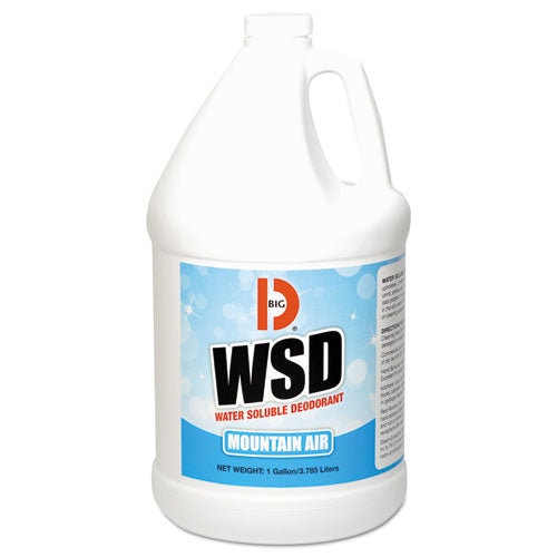 Big D Industries wholesale. Water-soluble Deodorant, Mountain Air, 1 Gal, 4-carton. HSD Wholesale: Janitorial Supplies, Breakroom Supplies, Office Supplies.