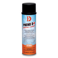 Big D Industries wholesale. Pheno D+ Aerosol Disinfectant-deodorizer, Citrus Scent, 16.5 Oz Aerosol Spray Can, 12-carton. HSD Wholesale: Janitorial Supplies, Breakroom Supplies, Office Supplies.