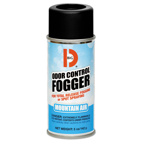 Big D Industries wholesale. Odor Control Fogger, Mountain Air Scent, 5 Oz Aerosol, 12-carton. HSD Wholesale: Janitorial Supplies, Breakroom Supplies, Office Supplies.