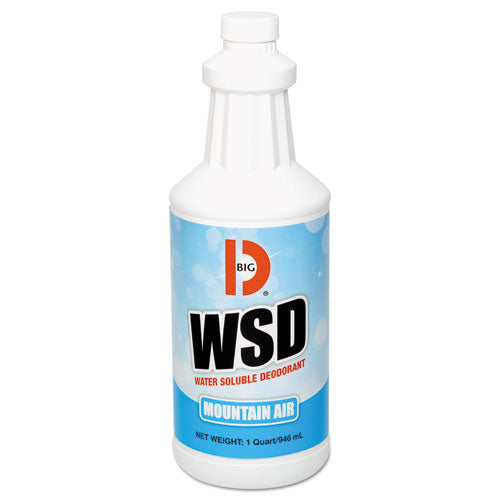 Big D Industries wholesale. Water-soluble Deodorant, Mountain Air, 32 Oz, 12-carton. HSD Wholesale: Janitorial Supplies, Breakroom Supplies, Office Supplies.