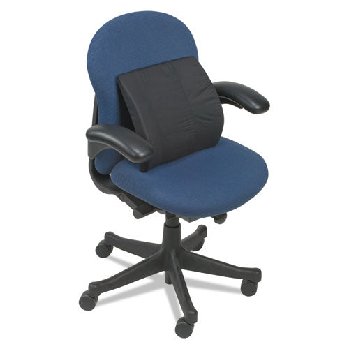 DMI® wholesale. Lumbar Cushion, 14w X 3.88d X 13h, Black. HSD Wholesale: Janitorial Supplies, Breakroom Supplies, Office Supplies.