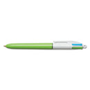 BIC® wholesale. BIC Retractable Ballpoint Pen, 1 Mm, Lime-pink-purple-turq Ink, Lime Barrel, 2-pack. HSD Wholesale: Janitorial Supplies, Breakroom Supplies, Office Supplies.