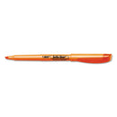 BIC® wholesale. BIC Brite Liner Highlighter, Chisel Tip, Fluorescent Orange, Dozen. HSD Wholesale: Janitorial Supplies, Breakroom Supplies, Office Supplies.