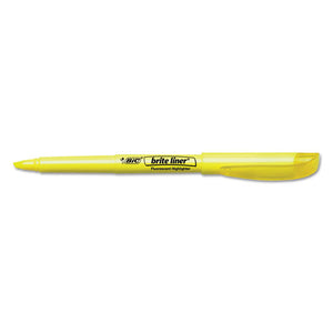 BIC® wholesale. BIC Brite Liner Highlighter Value Pack, Chisel Tip, Yellow, 24-pack. HSD Wholesale: Janitorial Supplies, Breakroom Supplies, Office Supplies.