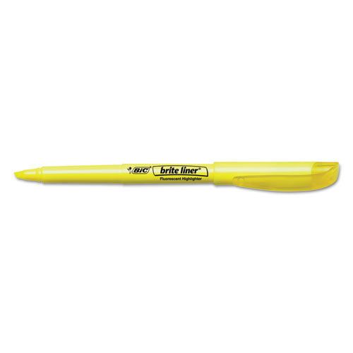 BIC® wholesale. BIC Brite Liner Highlighter, Chisel Tip, Assorted Colors, 5-set. HSD Wholesale: Janitorial Supplies, Breakroom Supplies, Office Supplies.