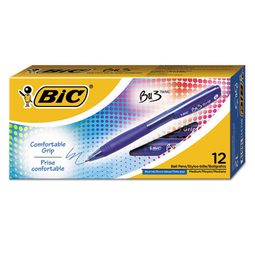 BIC® wholesale. BIC Bu3 Retractable Ballpoint Pen, Bold 1 Mm, Blue Ink-barrel, Dozen. HSD Wholesale: Janitorial Supplies, Breakroom Supplies, Office Supplies.