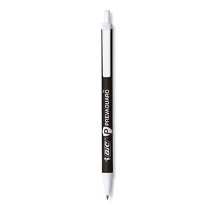 BIC® wholesale. BIC Prevaguard Antimicrobial Retractable Ballpoint Pen, Medium 1 Mm, Black Ink-barrel, Dozen. HSD Wholesale: Janitorial Supplies, Breakroom Supplies, Office Supplies.