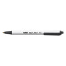 BIC® wholesale. BIC Clic Stic Retractable Ballpoint Pen, Medium 1 Mm, Black Ink, White Barrel, Dozen. HSD Wholesale: Janitorial Supplies, Breakroom Supplies, Office Supplies.