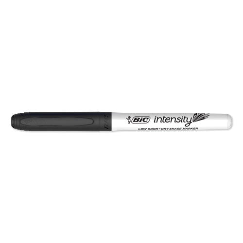 BIC® wholesale. BIC Intensity Low Odor Dry Erase Marker, Fine Bullet Tip, Black, Dozen. HSD Wholesale: Janitorial Supplies, Breakroom Supplies, Office Supplies.