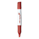 BIC® wholesale. BIC Intensity Low Odor Dry Erase Marker, Xl Bullet Tip, Red, Dozen. HSD Wholesale: Janitorial Supplies, Breakroom Supplies, Office Supplies.