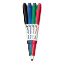 Load image into Gallery viewer, BIC® wholesale. BIC Intensity Low Odor Dry Erase Marker, Fine Bullet Tip, Assorted Colors, 4-set. HSD Wholesale: Janitorial Supplies, Breakroom Supplies, Office Supplies.