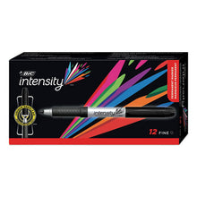 Load image into Gallery viewer, BIC® wholesale. BIC Intensity Permanent Marker, Fine Bullet Tip, Tuxedo Black, Dozen. HSD Wholesale: Janitorial Supplies, Breakroom Supplies, Office Supplies.