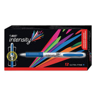 BIC® wholesale. BIC Intensity Ultra Permanent Marker, Extra-fine Needle Tip, Deep Sea Blue, Dozen. HSD Wholesale: Janitorial Supplies, Breakroom Supplies, Office Supplies.