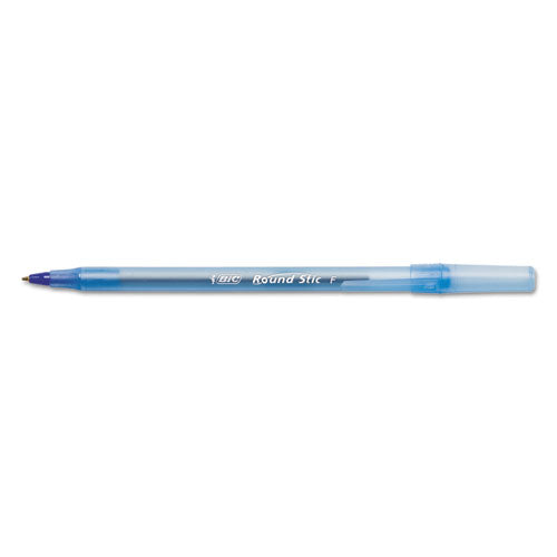 BIC® wholesale. BIC Round Stic Xtra Precision Stick Ballpoint Pen, 0.8 Mm, Blue Ink, Tran Blue Barrel, Dozen. HSD Wholesale: Janitorial Supplies, Breakroom Supplies, Office Supplies.