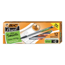 Load image into Gallery viewer, BIC® wholesale. BIC Xtra Smooth Mechanical Pencil, 0.7 Mm, Hb (#2.5), Black Lead, Clear Barrel, Dozen. HSD Wholesale: Janitorial Supplies, Breakroom Supplies, Office Supplies.