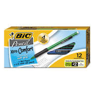 BIC® wholesale. BIC Xtra-comfort Mechanical Pencil, 0.7 Mm, Hb (#2.5), Black Lead, Assorted Barrel Colors, Dozen. HSD Wholesale: Janitorial Supplies, Breakroom Supplies, Office Supplies.