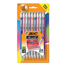 Load image into Gallery viewer, BIC® wholesale. BIC Xtra-sparkle Mechanical Pencil Value Pack, 0.7 Mm, Hb (#2.5), Black Lead, Assorted Barrel Colors, 24-pack. HSD Wholesale: Janitorial Supplies, Breakroom Supplies, Office Supplies.