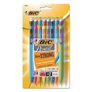 BIC® wholesale. BIC Xtra-strong Mechanical Pencil Value Pack, 0.9 Mm, Hb (#2.5), Black Lead, Assorted Barrel Colors, 24-pack. HSD Wholesale: Janitorial Supplies, Breakroom Supplies, Office Supplies.