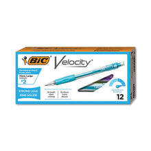 Load image into Gallery viewer, BIC® wholesale. BIC Velocity Original Mechanical Pencil, 0.9 Mm, Hb (#2.5), Black Lead, Turquoise Barrel, Dozen. HSD Wholesale: Janitorial Supplies, Breakroom Supplies, Office Supplies.