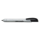 BIC® wholesale. BIC Intensity Retractable Permanent Marker, Fine Bullet Tip, Black, Dozen. HSD Wholesale: Janitorial Supplies, Breakroom Supplies, Office Supplies.