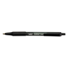 Load image into Gallery viewer, BIC® wholesale. BIC Soft Feel Retractable Ballpoint Pen, Medium 1mm, Black Ink-barrel, Dozen. HSD Wholesale: Janitorial Supplies, Breakroom Supplies, Office Supplies.