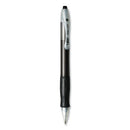 BIC® wholesale. BIC Velocity Retractable Ballpoint Pen, 1mm, Black Ink, Trans Black Barrel, Dozen. HSD Wholesale: Janitorial Supplies, Breakroom Supplies, Office Supplies.