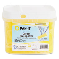 PAK-IT® wholesale. Carpet Pre-spotter, Citrus Scent, 100 Pak-its-tub, 4 Tubs-carton. HSD Wholesale: Janitorial Supplies, Breakroom Supplies, Office Supplies.