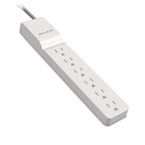 Belkin® wholesale. Home-office Surge Protector W-rotating Plug, 6 Outlets, 8 Ft Cord, 720j, White. HSD Wholesale: Janitorial Supplies, Breakroom Supplies, Office Supplies.