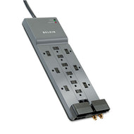 Belkin® wholesale. Professional Series Surgemaster Surge Protector, 12 Outlets, 10 Ft Cord, Gray. HSD Wholesale: Janitorial Supplies, Breakroom Supplies, Office Supplies.