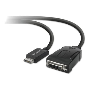 Belkin® wholesale. Displayport To Dvi Adapter, 5", Black. HSD Wholesale: Janitorial Supplies, Breakroom Supplies, Office Supplies.