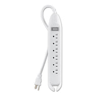 Belkin® wholesale. Power Strip, 6 Outlets, 12 Ft Cord, White. HSD Wholesale: Janitorial Supplies, Breakroom Supplies, Office Supplies.