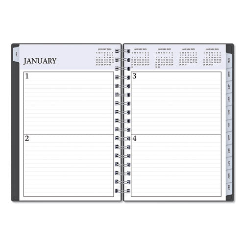 Blue Sky® wholesale. Passages Non-dated Perpetual Daily Planner, 8.5 X 5.5, Black Cover, 2021-2025. HSD Wholesale: Janitorial Supplies, Breakroom Supplies, Office Supplies.