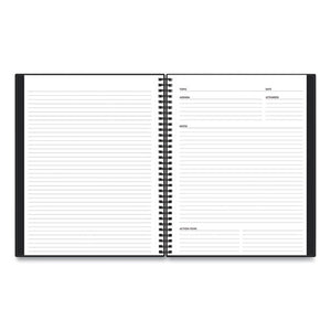 Blue Sky® wholesale. Aligned Business Notebook, Narrow Rule, Black Cover, 11 X 8.5, 78 Sheets. HSD Wholesale: Janitorial Supplies, Breakroom Supplies, Office Supplies.