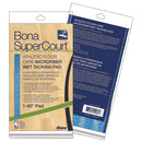 Bona® wholesale. Supercourt Athletic Floor Care Microfiber Wet Tacking Pad, 60", Light-dark Blue. HSD Wholesale: Janitorial Supplies, Breakroom Supplies, Office Supplies.