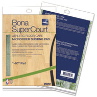 Bona® wholesale. Supercourt Athletic Floor Care Microfiber Dusting Pad, 60