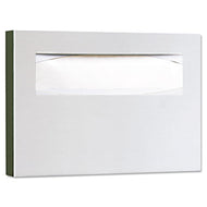 Bobrick wholesale. Stainless Steel Toilet Seat Cover Dispenser, Classicseries, 15.75 X 2 X 11, Satin Finish. HSD Wholesale: Janitorial Supplies, Breakroom Supplies, Office Supplies.