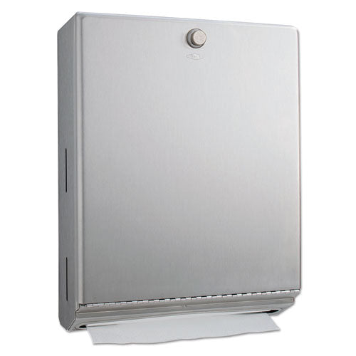 Bobrick wholesale. Classicseries Surface-mounted Paper Towel Dispenser, 10.81 X 3.94 X 14.06, Satin. HSD Wholesale: Janitorial Supplies, Breakroom Supplies, Office Supplies.