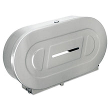 Load image into Gallery viewer, Bobrick wholesale. Toilet Tissue 2 Roll Dispenser, Satin-finish Stainless Steel, Jumbo, 20.81 X 5.31 X 11.38. HSD Wholesale: Janitorial Supplies, Breakroom Supplies, Office Supplies.