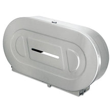 Load image into Gallery viewer, Bobrick wholesale. Toilet Tissue 2 Roll Dispenser, Satin-finish Stainless Steel, Jumbo, 20.81 X 5.31 X 11.38. HSD Wholesale: Janitorial Supplies, Breakroom Supplies, Office Supplies.