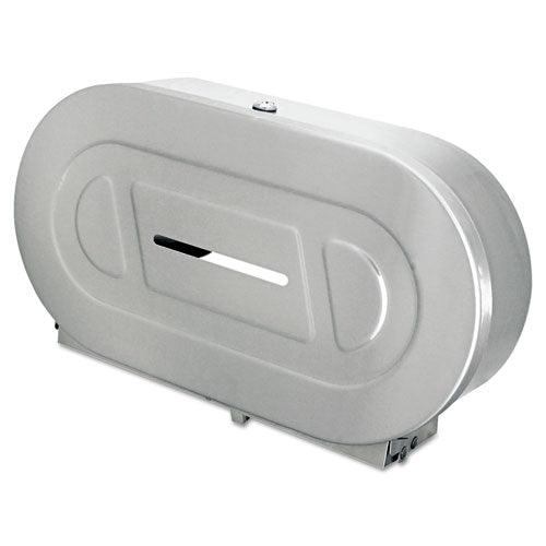 Bobrick wholesale. Toilet Tissue 2 Roll Dispenser, Satin-finish Stainless Steel, Jumbo, 20.81 X 5.31 X 11.38. HSD Wholesale: Janitorial Supplies, Breakroom Supplies, Office Supplies.