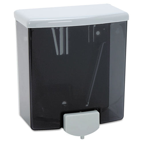 Bobrick wholesale. Classicseries Surface-mounted Liquid Soap Dispenser, 40 Oz, 5.81 X 3.31 X 6.88, Black-gray. HSD Wholesale: Janitorial Supplies, Breakroom Supplies, Office Supplies.