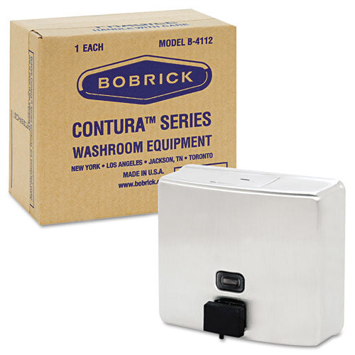 Bobrick wholesale. Conturaseries Surface-mounted Liquid Soap Dispenser, 40 Oz, 7 X 3.31 X 6.13, Stainless Steel Satin. HSD Wholesale: Janitorial Supplies, Breakroom Supplies, Office Supplies.