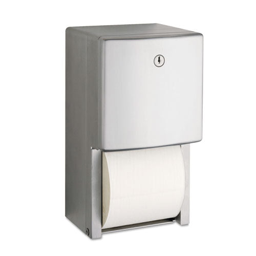 Bobrick wholesale. Conturaseries Two-roll Tissue Dispenser, 6 1-16" X 5 15-16" X 11". HSD Wholesale: Janitorial Supplies, Breakroom Supplies, Office Supplies.