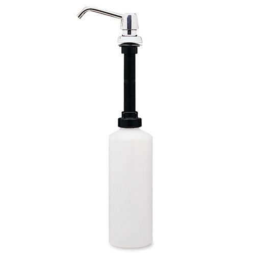 Bobrick wholesale. Contura Lavatory-mounted Soap Dispenser, 34 Oz, 3.31 X 4 X 17.63, Chrome-stainless Steel. HSD Wholesale: Janitorial Supplies, Breakroom Supplies, Office Supplies.