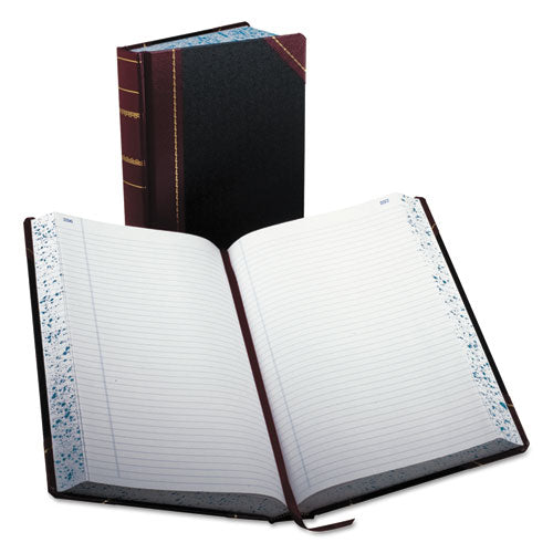 Boorum & Pease® wholesale. Record-account Book, Record Rule, Black-red, 500 Pages, 14 1-8 X 8 5-8. HSD Wholesale: Janitorial Supplies, Breakroom Supplies, Office Supplies.