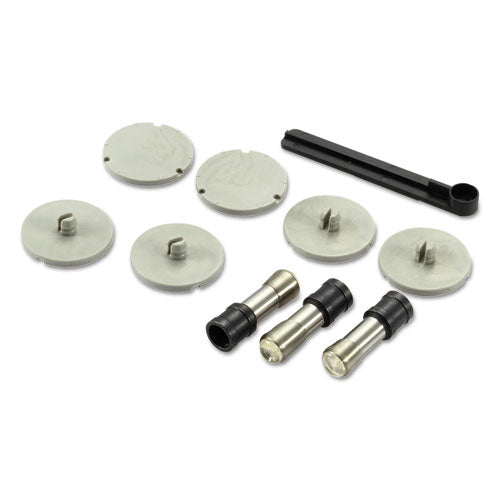 Bostitch® wholesale. 03200 Xtreme Duty Replacement Punch Heads And Disc Set, 9-32 Diameter. HSD Wholesale: Janitorial Supplies, Breakroom Supplies, Office Supplies.