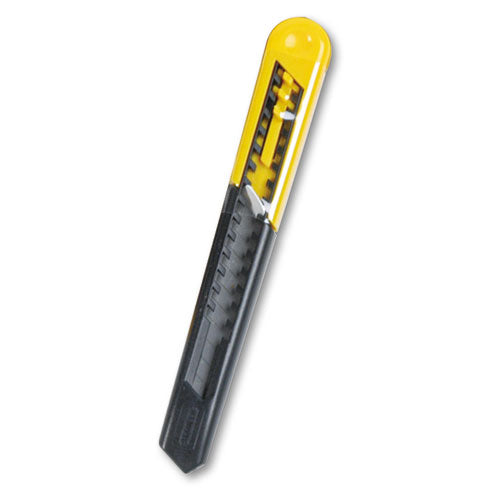 Stanley® wholesale. Stanley Straight Handle Knife W-retractable 13 Point Snap-off Blade, Yellow-gray. HSD Wholesale: Janitorial Supplies, Breakroom Supplies, Office Supplies.