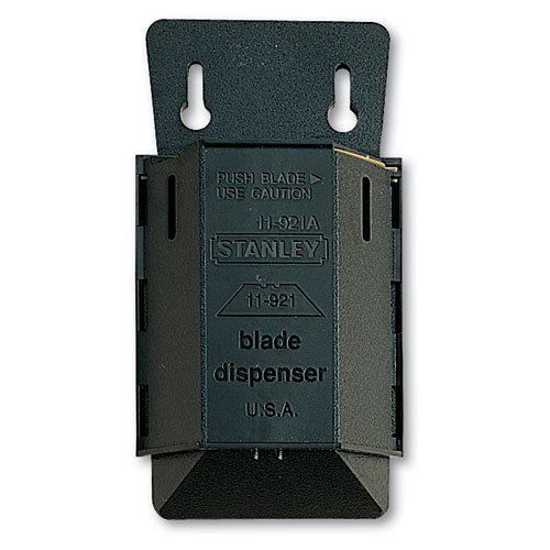 Stanley® wholesale. Stanley Wall Mount Utility Knife Blade Dispenser W-blades, 100-pack. HSD Wholesale: Janitorial Supplies, Breakroom Supplies, Office Supplies.