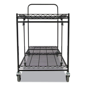 Bostitch® wholesale. Stowaway Folding Carts, 2 Shelves, 35w X 37.25d X 22h, Black, 250 Lb Capacity. HSD Wholesale: Janitorial Supplies, Breakroom Supplies, Office Supplies.